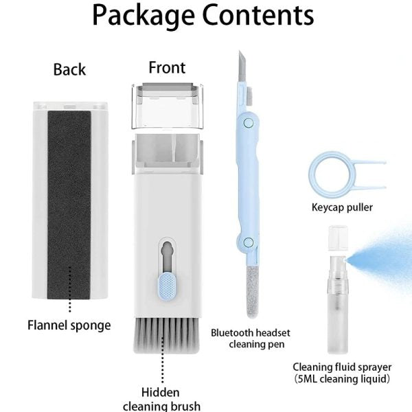 Portable 7-in-1 Headset Keyboard Cleaning Pen
