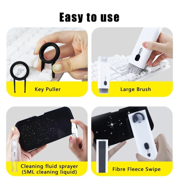 Portable 7-in-1 Headset Keyboard Cleaning Pen